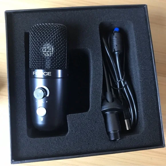 FDUCE Condenser USB Plug & Play Microphone Professional Studio PC Mic w/ Tripod